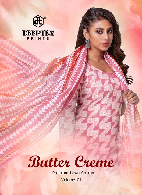 Deeptex Butter Creme Vol-1 Cotton Printed Designer kurti Collection
